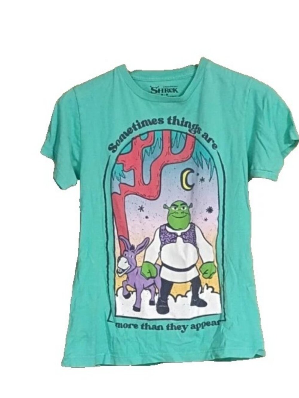Women Dreamworks/Shrek Graphic T Shirt Size M